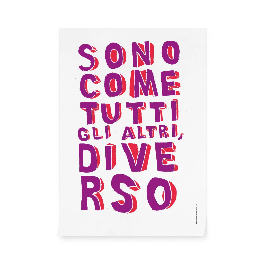 Sono come tutti gli altri, diverso
